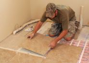 Laying tile over a radiant floor heating grid by Acorn Fine Homes - Thumb Pic 59