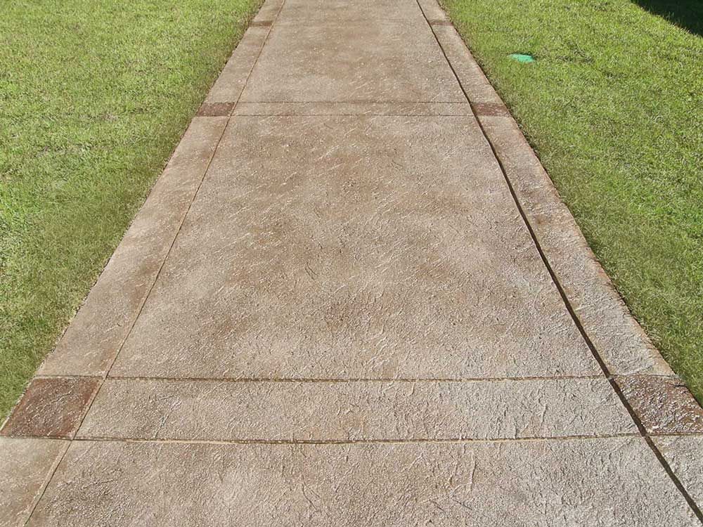 textured walkway