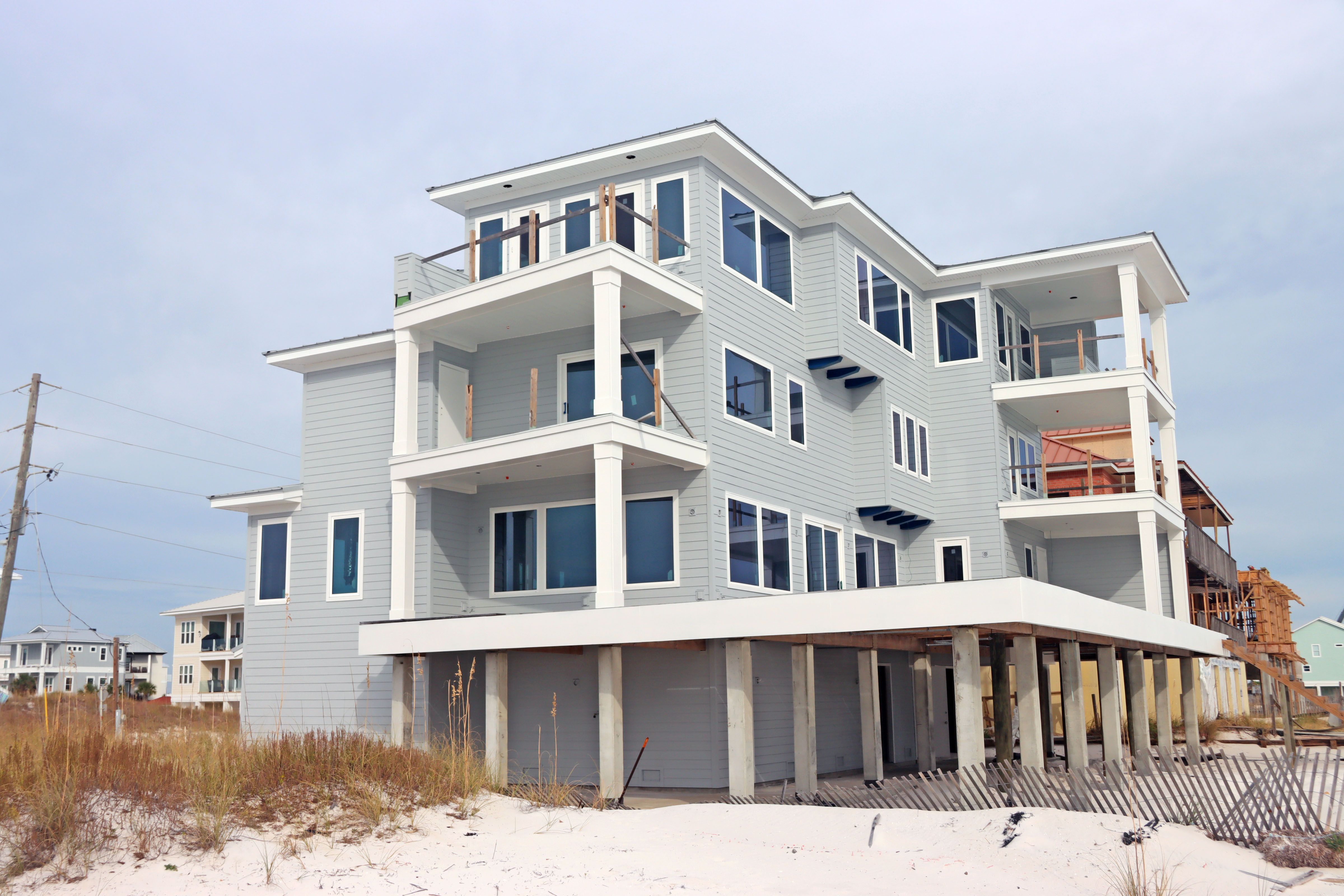 Clanton modern coastal piling home on Navarre Beach