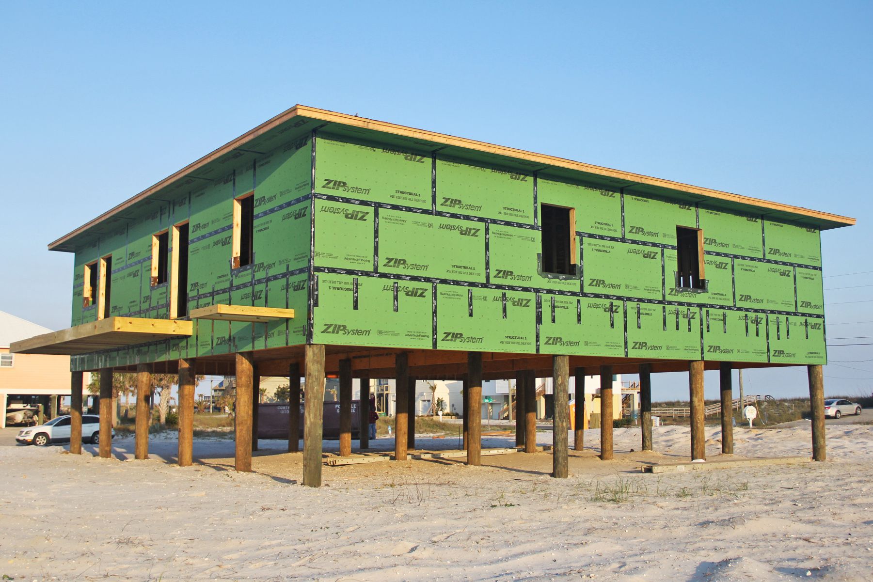 Gomel piling home on Navarre Beach by Acorn Fine Homes