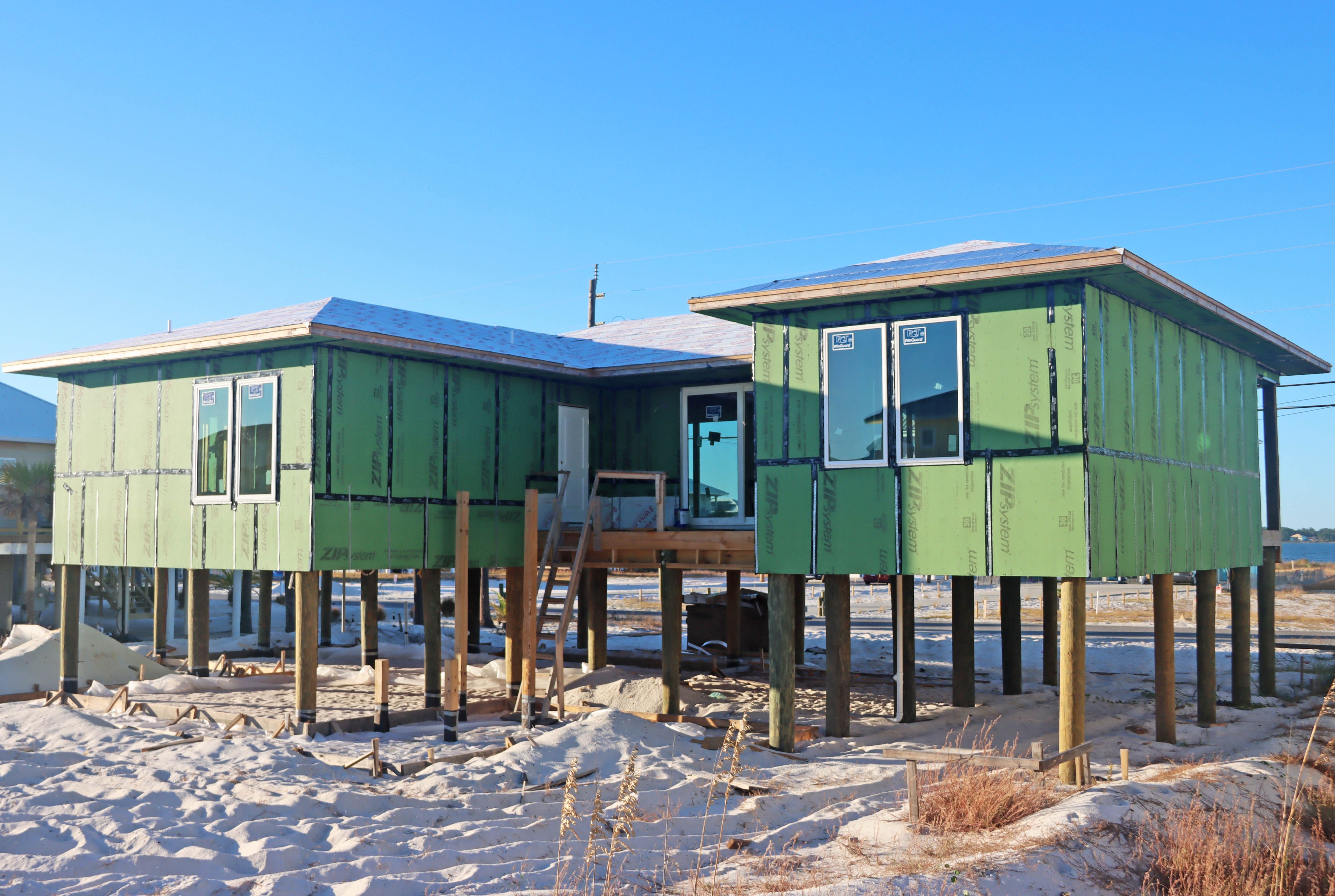 Conway modern coastal piling home on Navarre Beach